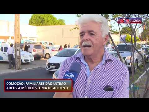 ROTA DO DIA 11 09  Familiares daÌƒo uÌltimo adeus a meÌdico viÌtima de acidente