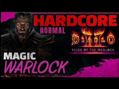 [Normal] HARDCORE Magic Warlock Guided Playthrough | Diablo 2 RotW