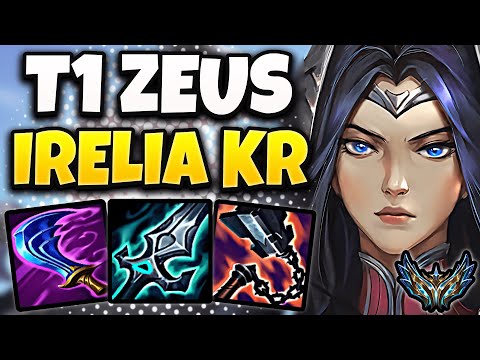 T1 Zeus Irelia vs Jayce [ TOP ] Patch 13.5 Korea Challenger ✅
