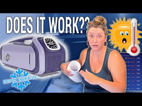 ZERO BREEZE MARK 2 for Van life Honest Review in the SUMMER HEAT 🥵 // Travel Snacks