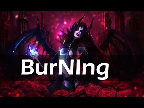 Burning play Queen of Pain 17 kills - Stream webcam and commentary