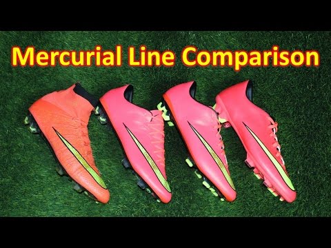 Superfly 4 vs Vapor 10 vs Veloce 2 vs Victory 5 - Nike Mercurial Line Comparison + Review