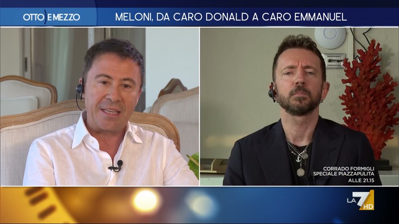 Bocchino difende Meloni sulle basi: "Ha fatto come Craxi". E gli altri ospiti scoppiano a ridere