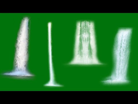 Waterfall Green Screen (4K Pack - No Copyright)