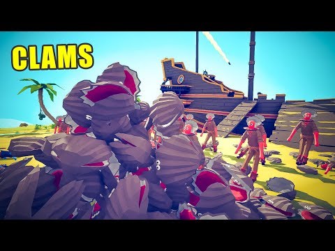 Hungry CLAMS vs Pirate Faction - TABS