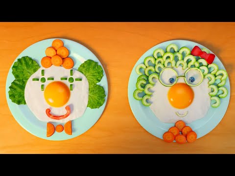 Booba - Food Puzzle: 🥚😀 Facce di Uova 🥚😀  NUOVO | Cartoni Animati Divertenti Per Bambini