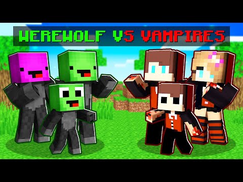 EPIC Minecraft Battle: VAMPIRES vs WEREWOLVES in Shrek Craft!