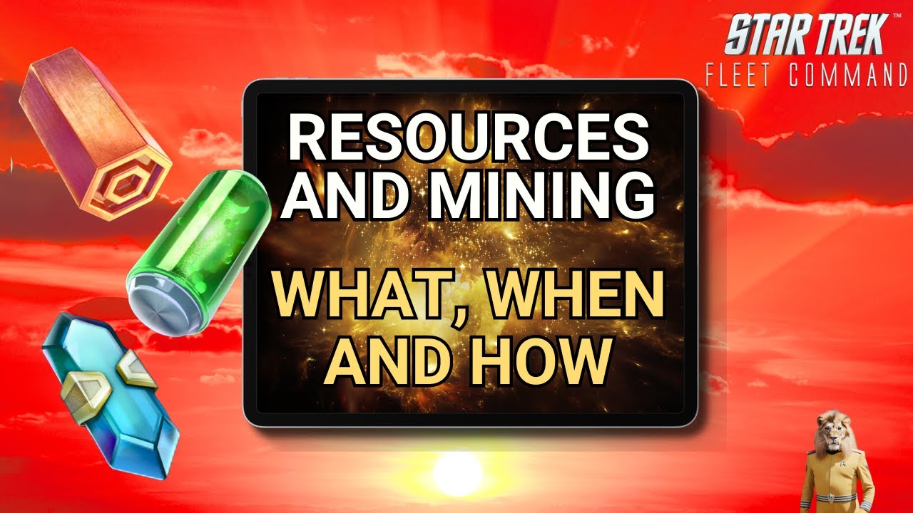 Resources and Mining Guide | How to play Star Trek Fleet Command | Outside Views STFC