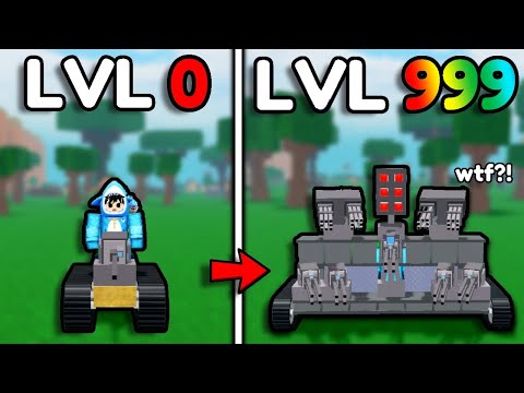 I Built The MOST OVERPOWERED TANK in Roblox Build a Tank...