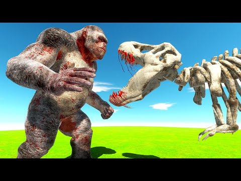 NEW Goro Takes on SKELETON T-Rex - Animal Revolt Battle Simulator