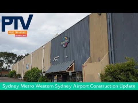 Paul's Train Vlog 1227: Sydney Metro Western Sydney Airport Construction Update