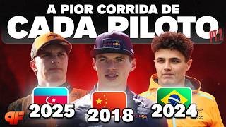 A PIOR CORRIDA DE CADA PILOTO DE 2026 (PARTE 2) - Primeira Fila F1