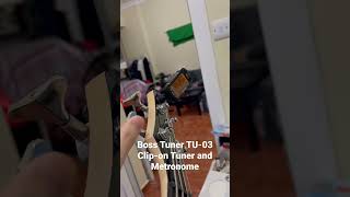 Video thumbnail for Boss Tuner TU-03 Tuner and Metronome by BLUETEAMVERSE