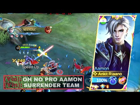 Take Easy Maniac And Savage By Using This Aamon One Shot Build 😱 || Mobile Legends Bang Bang