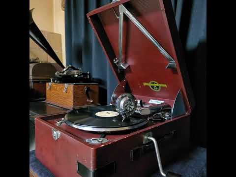 眞木 富二夫 ♪泪の連絡船♪ 1953年 78rpm. Columbia Model No G ｰ 241 phonograph.