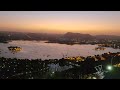 Sunset View Of Karni Mata Ji Udaipur Picholalake Evening Relaxing Rajasthan Mewar