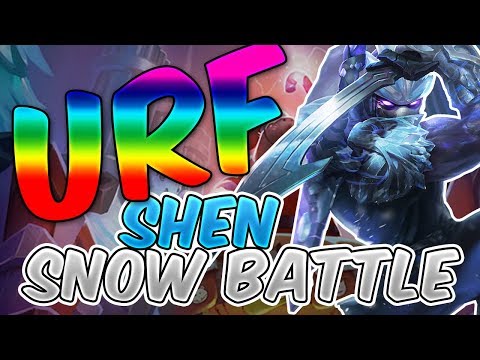 ARURF SNOW BATTLE SHEN BROKEN IN URF - League of Legends URF 2017