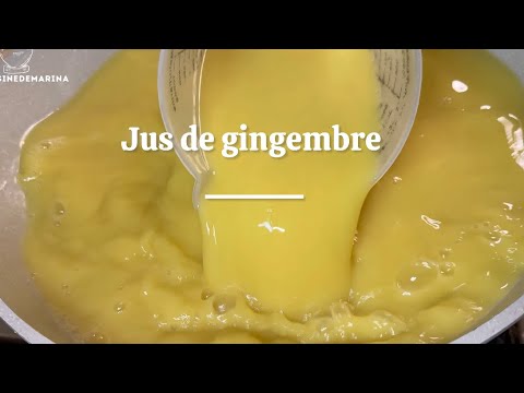 Recette du pure jus de gingembre