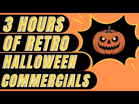 Three Hours of Vintage Halloween Commercials from the 1960s to 2000s - No Repeats
