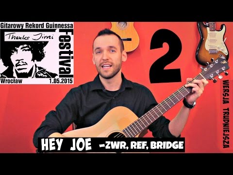 Hey Joe - Jimi Hendrix - wersja trudniejsza cz.2