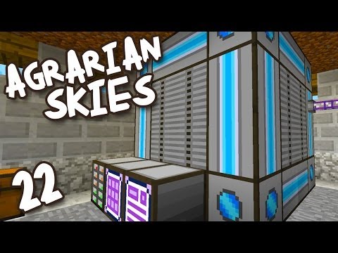 Generikb - Minecraft MODDED Skyblock! Agrarian Skies Ep 22 - "Applied Energistics Is AWESOME!!!"