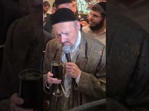 הרב דב קוק בחתונת נכדתו בת לחתנו הרב רפאל קוק עם החתן משה מרדכי אפשתין - ה' תמוז תשפ"ב