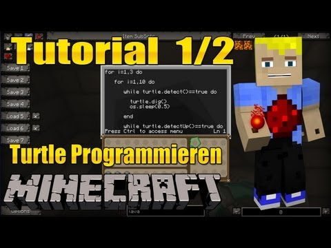 Programming a Turtle | Strip Mining Program [1/2] - Minecraft Feed the Beast Tutorial