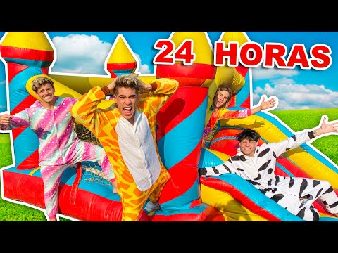 24 HOURS IN THE INFLATABLE CASTLE