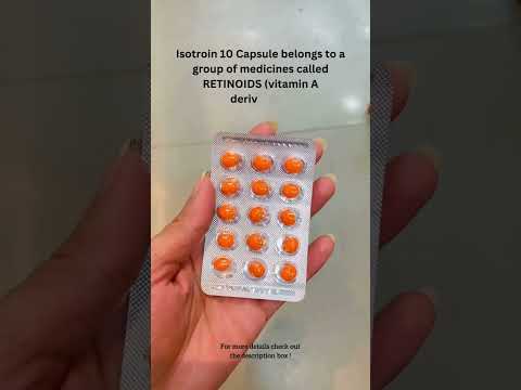 Isotretinoin 10 mg for acne treatment #isotretinoin #capsule #acnetreatment #acne #pimple