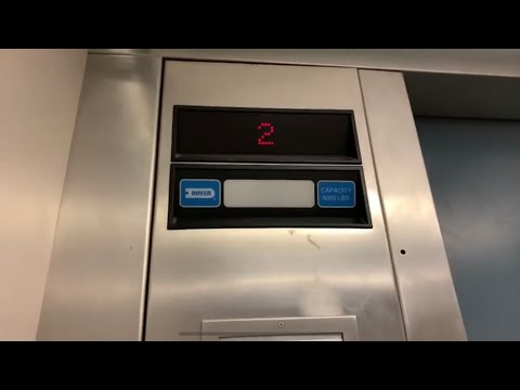 Huge 1999 ThyssenDover Impulse Hydraulic Service Elevator At Wintrust Field In Schaumburg, IL