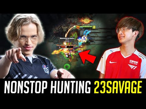 Topson MONKEY KING - Hunting 23savage Whole Game DOTA 2