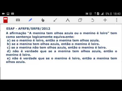 Questão comentada - Raciocínio lógico - Equivalência de Proposições