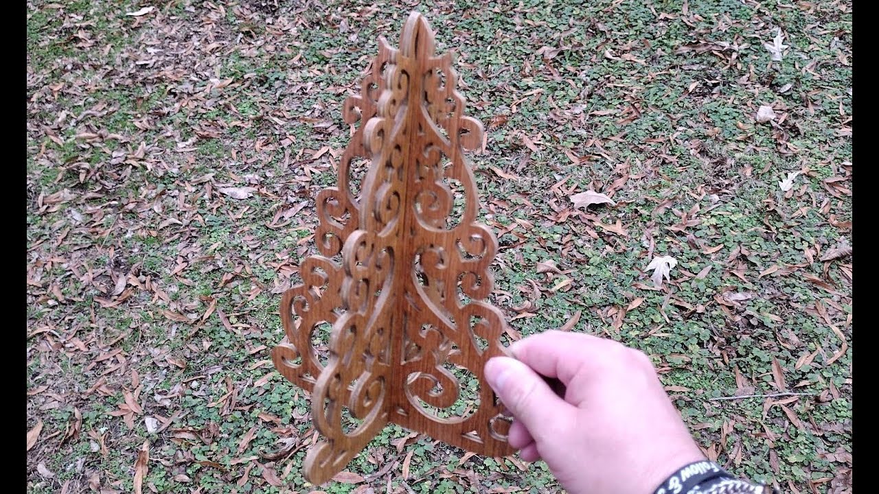 Fretwork Christmas Tree, Scroll Saw Project
