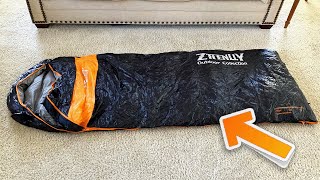 ZTTENLLY Down Sleeping Bag - User Review