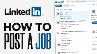 How To Post A Job On Linkedin 2024 (Step by Step)