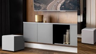 Video thumbnail for Definitive Technology Descend DN12 & DN8 Subwoofers Debuts as the company's new Cinema subwoofers by AV Atmos