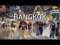 4K HDR Heavy Rain Hits Bangkok Flash Floods Turn Streets Into Rivers