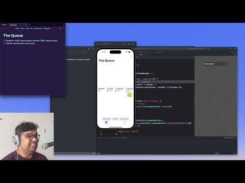 💜 Chill coding stream 💜 SwiftUI journaling + todo app  💜 S3E10 thumbnail