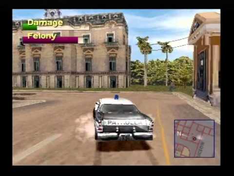 Driver 2 Take A Ride PS1 Gameplay Cop Car Havana
