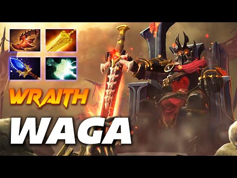 WAGA Wraith King - SKELETON LORD - Dota 2 Pro Gameplay [Watch & Learn]