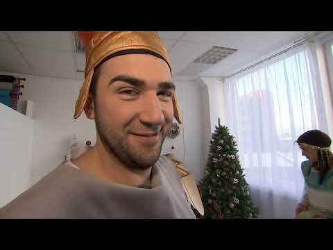 Kanal 2 "Õhtu!" Jüri, Robert ja Piret jõulupildistamisel