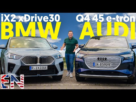 BMW iX2 VS AUDI Q4 Sportback - which one is the hottest electric SUV coupe?