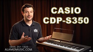 Video thumbnail for Casio CDP-S350 Keyboard Review - Best Value Keyboard under $600? - Packed with Sounds & Features by Alamo Music Center - Pianos and Keyboards