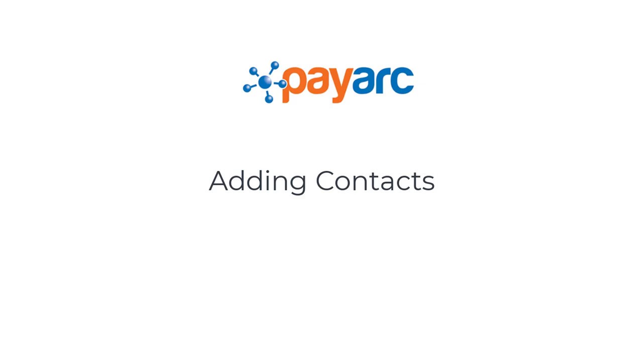 Adding Contacts (for Employees)