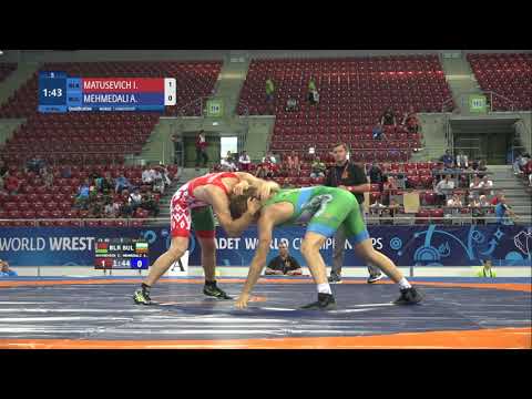 Qual. FS - 80 kg: I. MATUSEVICH (BLR) v. A. MEHMEDALI (BUL)
