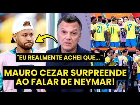 “EU TÔ FALANDO SÉRIO! NÃO É SACANAGEM! O NEYMAR pra mim…” MAURO CEZAR SURPREENDE AO VIVO!