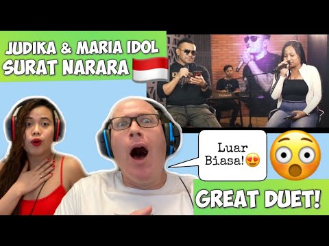 JUDIKA x MARIA IDOL - SURAT NARARA (Judika Studio) | FIRST TIME TO REACT!🇮🇩