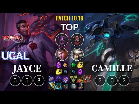 KT Ucal Jayce vs Camille Top - KR Patch 10.19