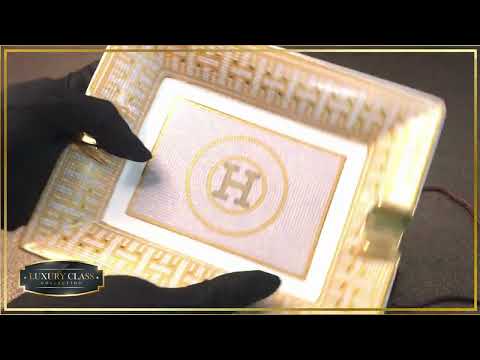 Unboxing - Lubinski Luxury Hermes Cigar Ashtray 2 Slot Original