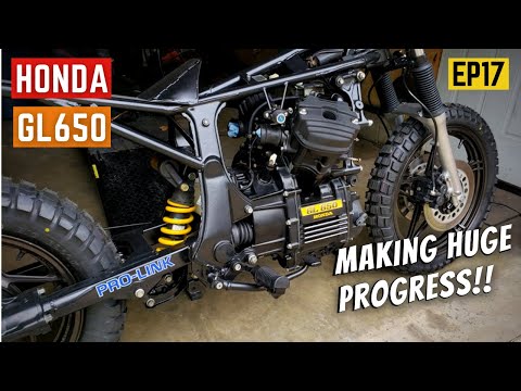 Honda GL650 Build - Making HUGE Progress! - EP17